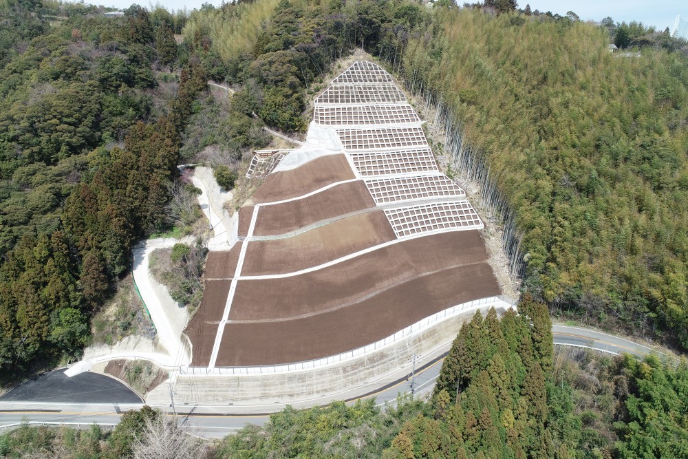 県道高知本山線防災・安全交付金工事画像