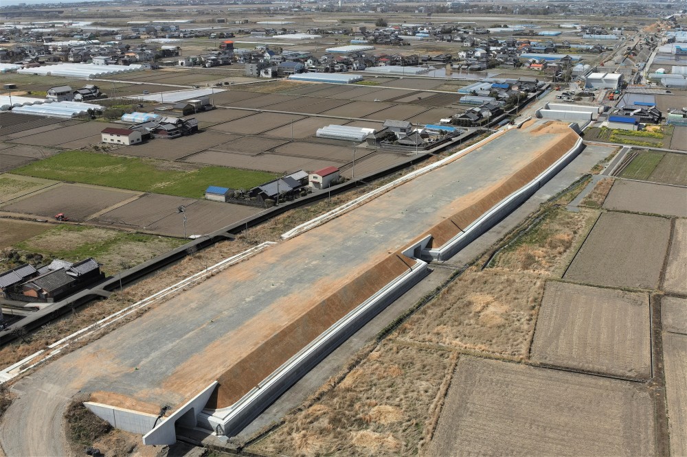 令和３－４年度　南国安芸道路西野地区改良第４工事画像