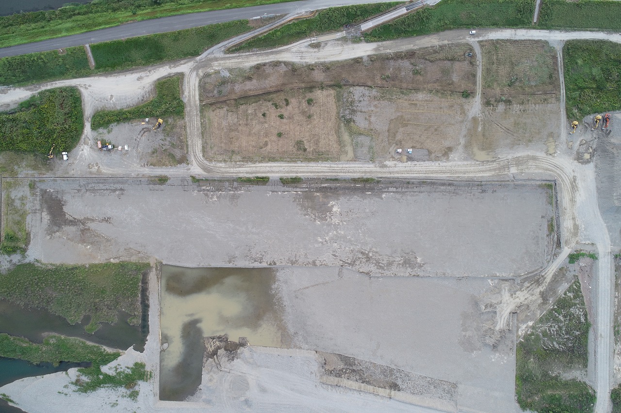 R5-6年度仁淀川用石地区河道掘削工事画像
