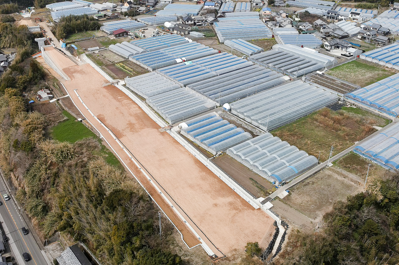 令和5-6年度　南国安芸道路穴内西地区改良工事画像
