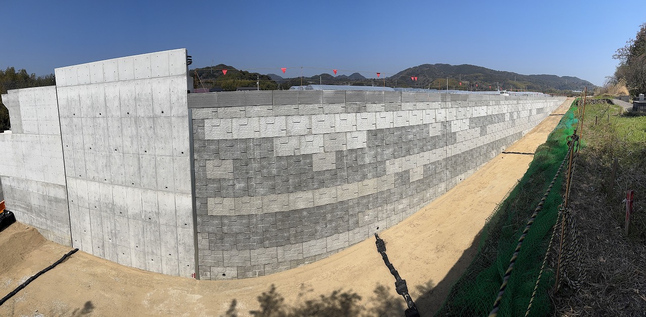 令和5-6年度　南国安芸道路穴内西地区改良工事画像