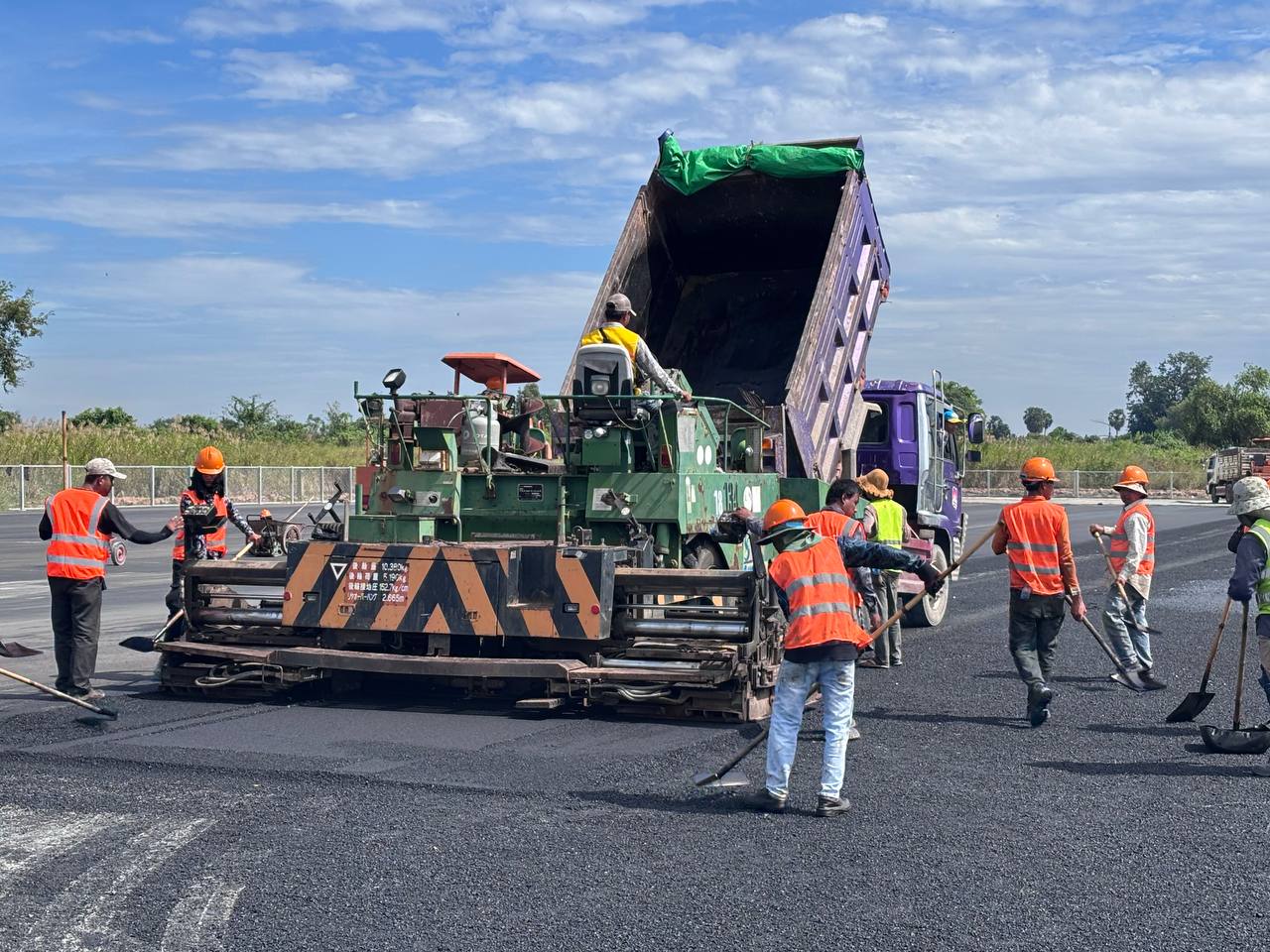 MINAMI CAMBODIA AI自動車教習コース 建設工事画像