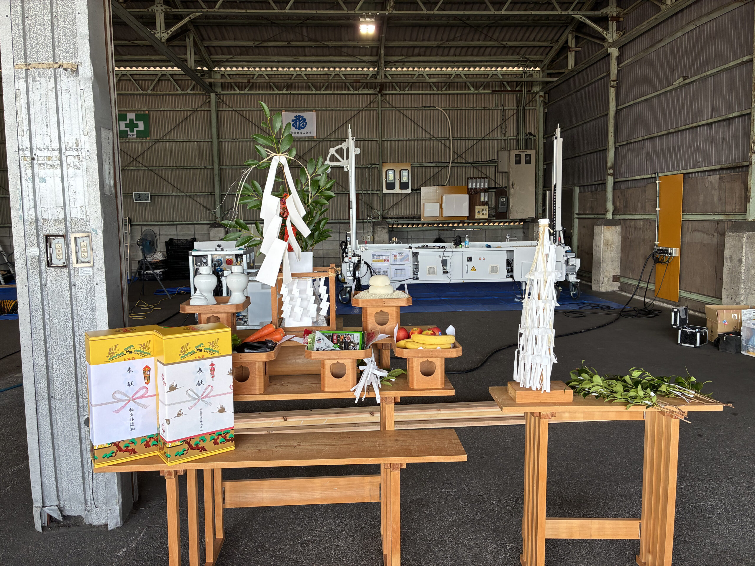 Polyuse Oneの納入による安全祈願祭の実施